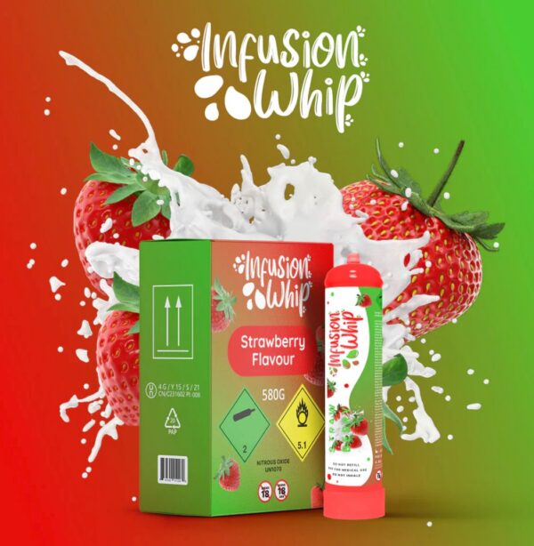 Infusionwhip CREAM CHARGERS STRAWBERRY FLAVOUR