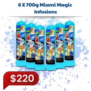 Miami-Magic-Infusions-700g-N2O-Cannister-(6-Bottles)